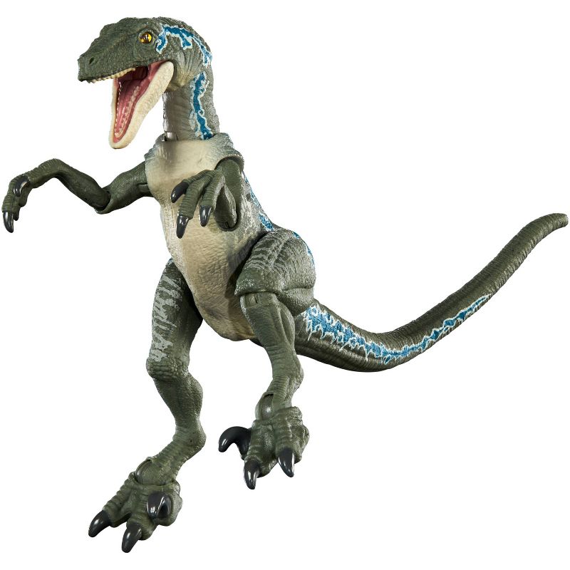 Jurassic World Hammond Collection Velociraptor Blue Action Figure, 4 of 8