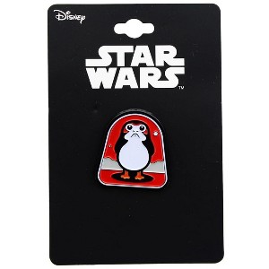 SalesOne LLC Star Wars: The Last Jedi Porg (Red Background) Enamel Collector Pin - 1 of 2