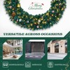 SEVOBAL Wreaths 72in Christmas Wreath Artificial Xmas Wreath with 1200 PVC Tips and DIY Ornaments for Xmas Party Decorations, Green, 72"*5"*72" - 4 of 4