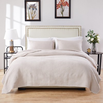 Greenland Home Fashions Parker Linen Quilt Set