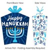 Big Dot of Happiness Hanukkah Menorah - Table Decorations - Chanukah Holiday Party Fold and Flare Centerpieces - 10 Count - 3 of 4
