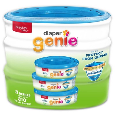 Playtex Baby Diaper Genie Diaper Disposal Pail System Refill - 3pk