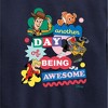 Boys' - Disney - Another Day Of Being Awesome Graphic Long Sleeve Fleece Sweatshirt - 2 of 4