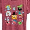 Women's - Spongebob Squarepants - Spongebob: The Search For Squarepants Grid Short Sleeve Graphic T-Shirt - 2 of 4