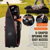 VEVOR Golf Travel Bag, Outdoors Soft-Sided Golf Travel Cover Case, Heavy Duty 1000D Nylon Wear-Resistant, Padded Golf Luggage Case Cover with Wheels - 3 of 4