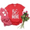 Simply Sage Market Be Mine Words Short Sleeve Graphic Tee - 3 of 4