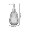 Unique Bargains Argyle Pattern Soap Dispenser 11.84oz 1 Pc - 4 of 4