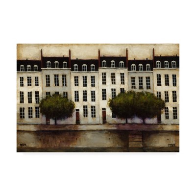 Paris on the Seine Neutral Palette Canvas Art