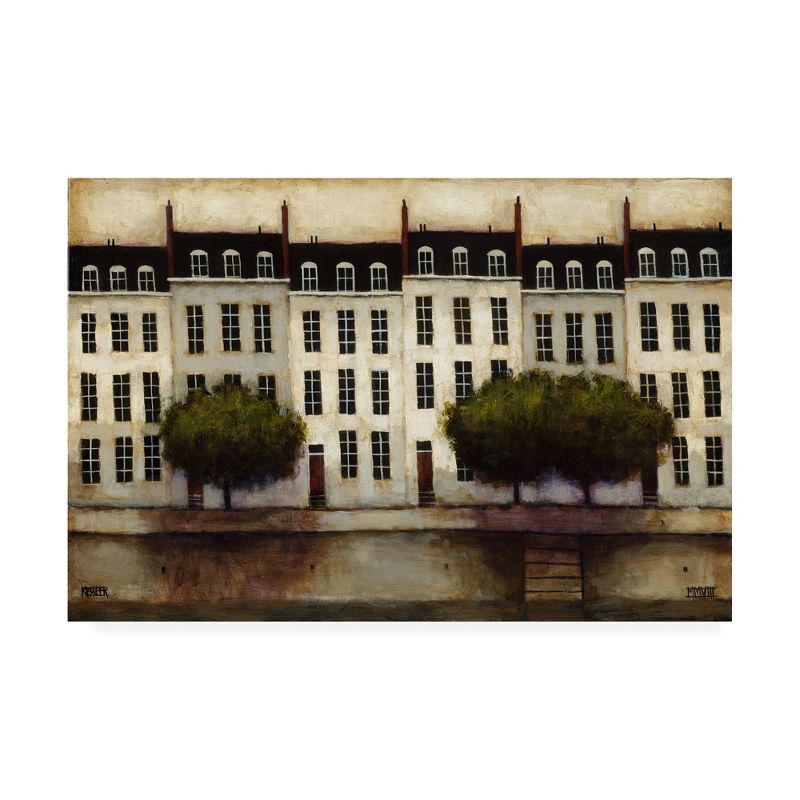 Trademark Fine Art -Daniel Patrick Kessler 'Paris on the Seine' Canvas Art, 2 of 4