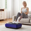 NAYSAYE Exercise Trainer Vibration Platform with Resistance Bands for Home Full Body Workout , Black and Blue, 16.34"*11.61"*4.53" - 2 of 4