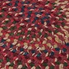 Colonial Mills Midnight Braided Runner, Burnt Brick 2'x10', Oval Shape - 2 of 3