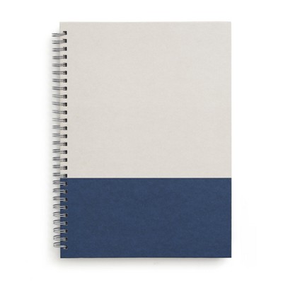 MyOfficeInnovations Medium Hard Cover Ruled Notebook Gray/Blue 24383526