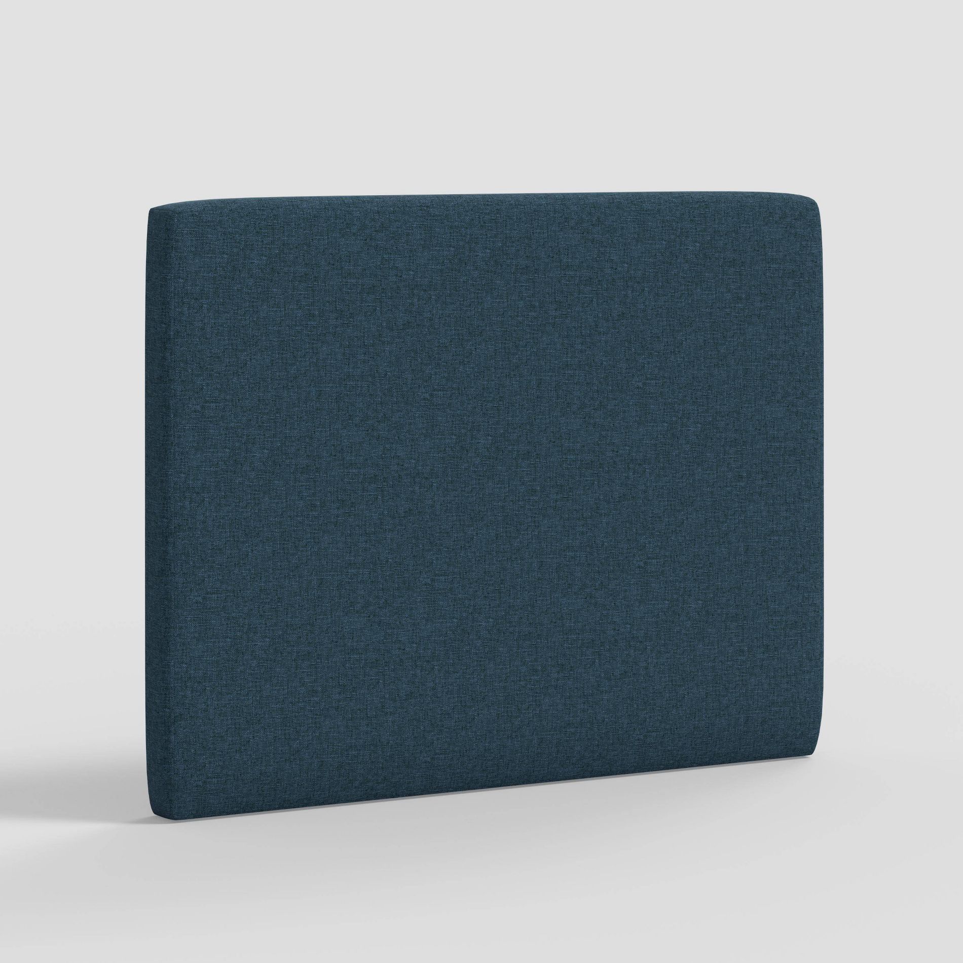 Twin Lia Square Stick-on-the-Wall Dorm Headboard Textured Linen Navy - Threshold™