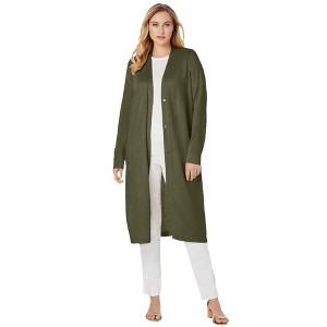 Jessica London Fine Gauge Duster Cardigan - 1 of 4