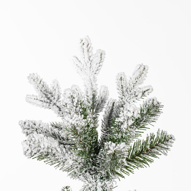 Vickerman Frosted Wistler Spruce Artificial Christmas Tree, 2 of 3