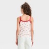 Girls' Lace Trim Pointelle Tank Top - art class™ - 2 of 3