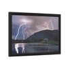 Trademark Fine Art - Mike Jones Photo  'Lightning Campground' - Backlit LED Lightbox with Metal Frame - Ready to Hang with Anti-Glare Acrylic Cover - 2 of 4