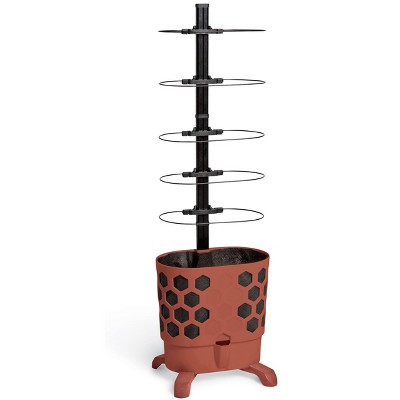 Gardener's Revolution Honeycomb Tomato Planter Red Clay - Gardener's Supply Company