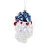 Kurt S. Adler 5.5 Inch Patriotic Santa Bust Christmas Stars And Stripes Tree Ornaments - 2 of 3