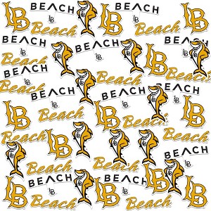 California State University, Long Beach Spirit Logo 50Ct Sticker Packs Miscellaneous 50 Ct. Sticker Pack - 1 of 4