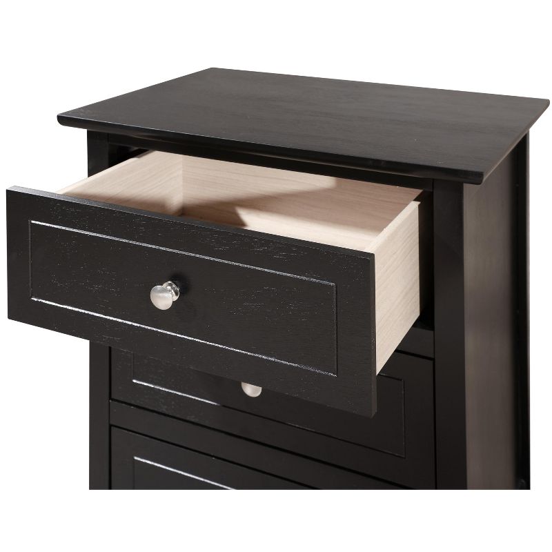 Passion Furniture Daniel 3-Drawer Nightstand (25 in. H x 19 in. W x 15 in. D), 3 of 6