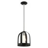 Livex Lighting Stoneridge 1 - Light Pendant in  Textured Black - 2 of 4