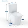 One-Piece Toilet, Elongated Bowl, Dual Flush, Comfort Height, Whisper-Close Seat, Modern Design, Easy Installation for Bathroom - 2 of 4