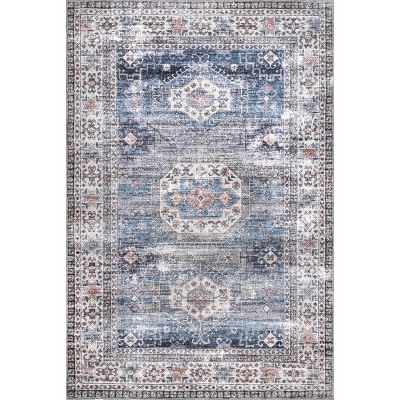 Nuloom Drina Distressed Pet Friendly Machine Washable Area Rug