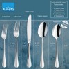 Amefa Baguette 20-Piece Premium 18/10 Stainless Steel Flatware Set, High Gloss Mirror Finish, Silverware Set Service for 4, Rust Resistant Cutlery - 2 of 4