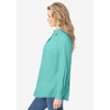 Woman Within Plus Size Perfect Long Sleeve Shirt - 4 of 4