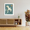 Amanti Art Seagull Block Print II by Jacob Green Wood Framed Wall Art Print - 3 of 4