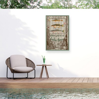 "Wilderness Lodge 21" Outdoor Canvas