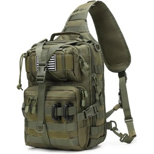 Tactical Sling Bag Backpack Military Rover Shoulder Sling Pack EDC Molle Crossbody Chest Pack - 1 of 4