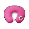 Bacati - 3 pc Damask Pink/chocolate Hugster Feeding & Infant Support Nursing Pillow - image 2 of 4