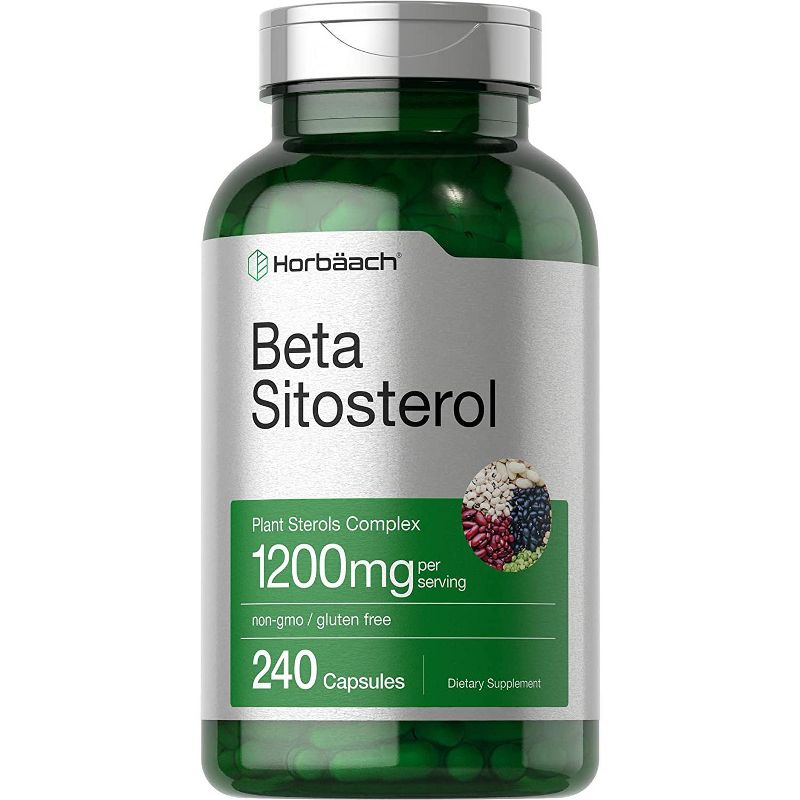 Horbaach Beta Sitosterol 1200mg | 240 Capsules, 1 of 4