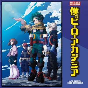 Trends International 2026 My Hero Academia 12"x12" Wall Calendar - 1 of 4