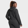 Women's Fleece Full Zip Hooded Sweatshirt - All In Motion™ - 4 of 4