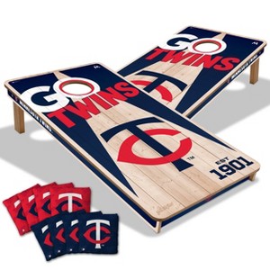 MLB Minnesota Twins 2'x4' Wood Toss Game Set - 1 of 4