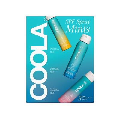 Coola Travel Spray Kit - 3ct - Ulta Beauty