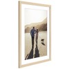 Americanflat 20x28 Picture Frame with Polished Plexiglass, Use as 16x24 Frame with Mat or 20x28 Frame Without Mat, Hudson Collection, Natural Oak - 4 of 4