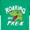 Boys' - Instant Message - Roaring Into Pre K Short Sleeve Graphic T-Shirt - 2 of 4