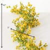 Sullivans Artificial 62" Yellow Wildflower Garland - 2 of 2