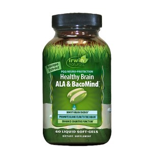 Irwin Naturals Healthy Brain ALA & BacoMind Vitamin D & C Multivitamin Softgels - 60ct - 1 of 1