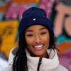 Dalix Lil Heart Embroidered Beanie Warm Winter Knit Hat Women - 4 of 4