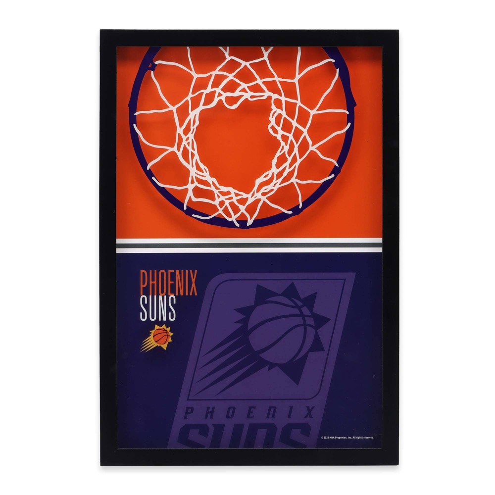Photos - Wallpaper NBA Phoenix Suns Print-On Glass Wall Sign