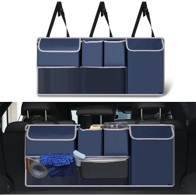 TruAIR Hanging Car Trunk Organizer with Pockets Ð Increases Rear Storage for Vehicles