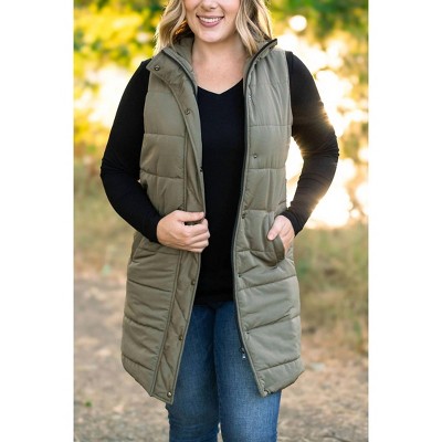 Women's Harlow Long Vest - Michelle Mae