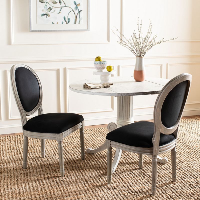 Holloway 19''H French Brasserie Oval Side Chair (Set of 2)  - Safavieh, 4 of 8