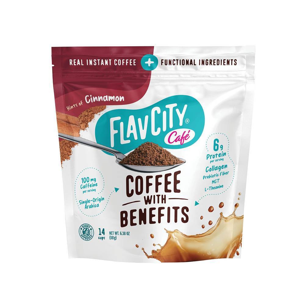 Photos - Coffee FlavCity Cinnamon Medium Roast Instant  - 6.38oz