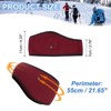 Unique Bargains Polar Fleece Stretchy Winter Running Sweatband with Button Ear Warmer Headband - 2 of 4